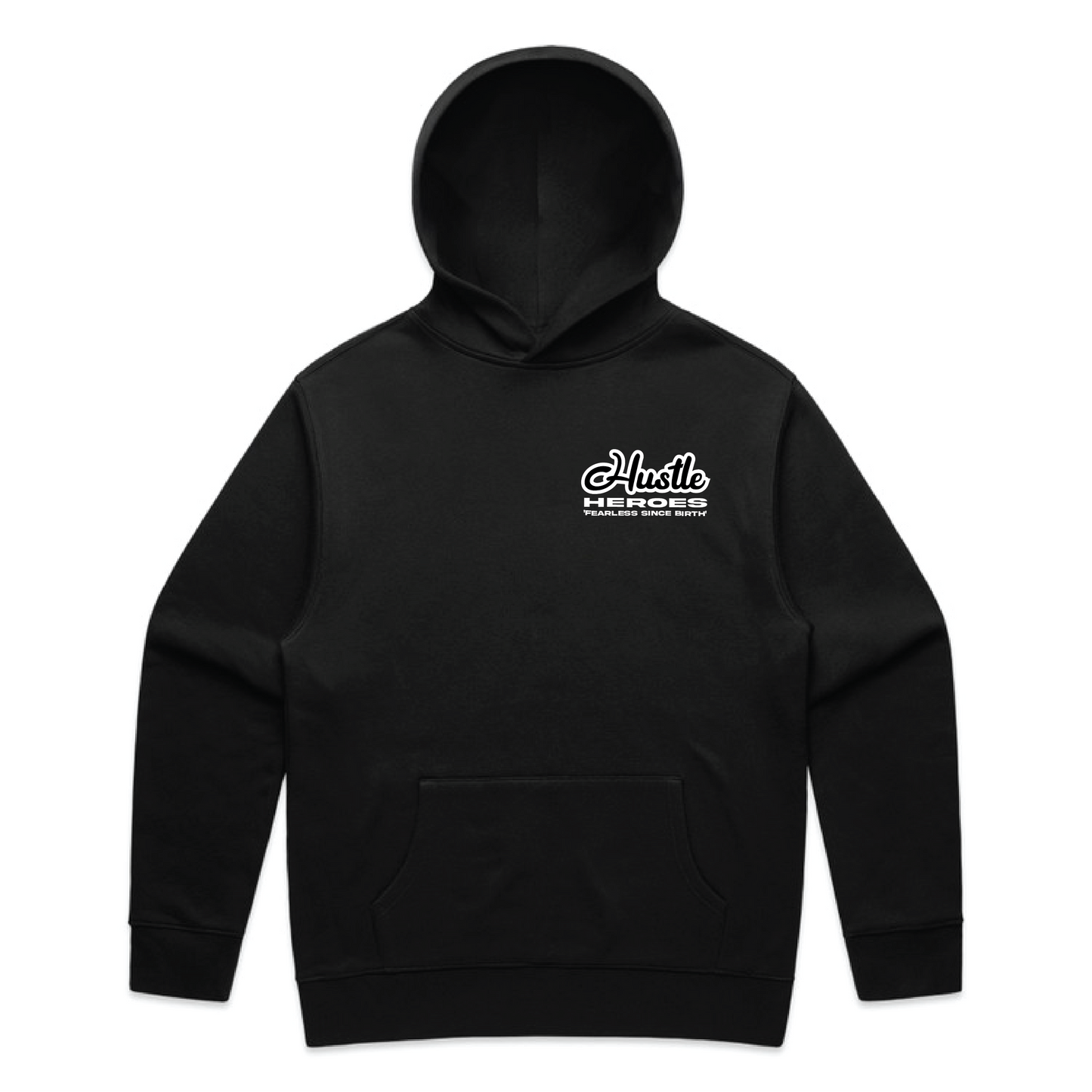 Hustle Heroes Hood Black