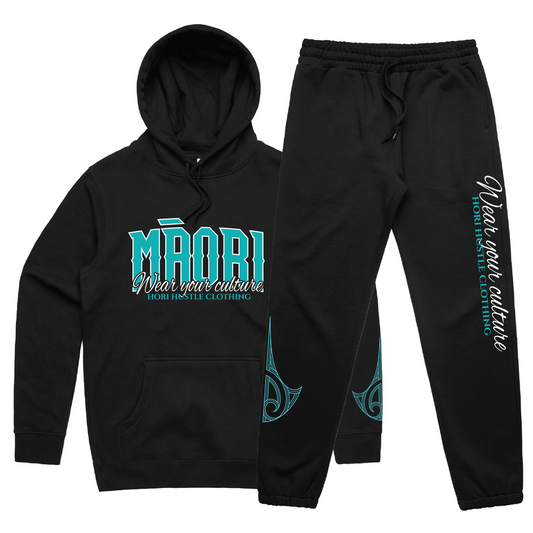 Māori Ahau Tracksuit ( Blk )